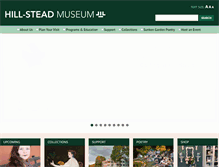 Tablet Screenshot of hillstead.org